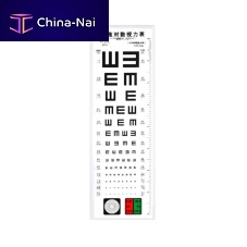 Illuminated eye chart