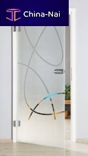 Patterned glass panel DESIGN DIVERSITYtranslucentfor door