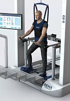 Gait rehabilitation system G-EOSroboticpediatricwith interactive workout