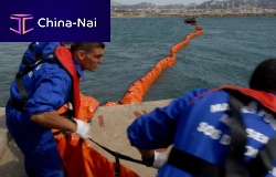 Pollution control boom BALEARfloatingsheltered watersself-inflating