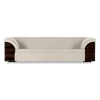 Contemporary sofa BEETHOVENfabricleatherbeige