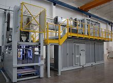 Paper finishing line Festooningautomatic