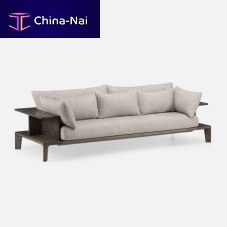 Contemporary sofa PLATFORMfabricleatherash