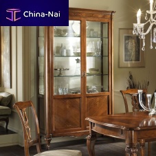 Traditional display case G 202glasswalnutcustom