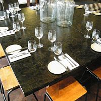Glass countertop CHAMPAGNEbrownpolishedsmooth