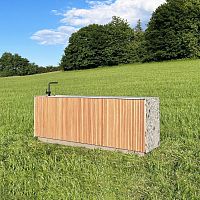 Outdoor kitchen C3contemporarywoodenceramic