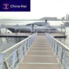 Dock gangway Serie 55 / Serie 105 - Various width & lengthsarticulatedaluminumwith handrails