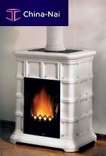 Wood heating stove VANIA traditionalceramicearthenware