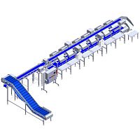 Fish grader beltwith conveyorscale