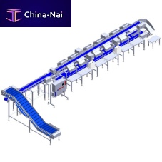 Fish grader beltwith conveyorscale