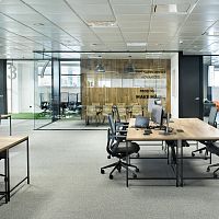 Removable partition NEO 7016laminateglassaluminum