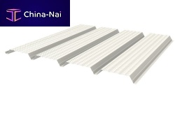 Perforated metal sheet JI 42-252-1010ribbedgalvanized steelfor roof