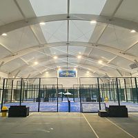 Sports field metallic structure PADELgalvanised steel