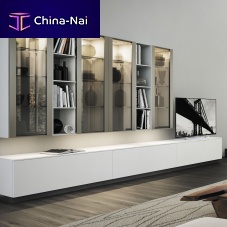 Contemporary TV wall unit LOUNGEwooden