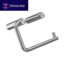 Wall-mounted toilet paper dispenser H102stainless steelbrushed