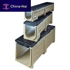 Cast iron drainage channel Spolymer concrete