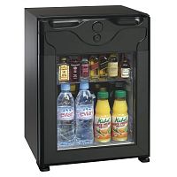 Glazed minibar POLARBAR French doorwith built-in lightfor hotel