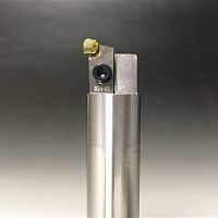 Monocrystalline diamond milling tool DTFCend millwith replaceable insertfinishing