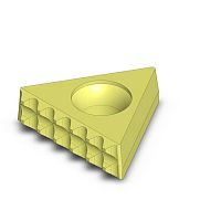 Carbide cutting insert TG-STDfor steeltriangularcoated