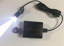 Surgical headlight LEDwith rechargeable batteryfor binocular loupes