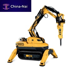Remote-controlled demolition robot BROKK 120DIIfor the nuclear industry