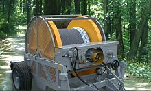 Platform trailer BMG HTsingle-axletowedfor reels