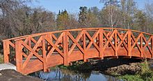 Wooden walkway trussprecast