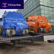 Mobile concrete mixer UMIX TS seriesautomatichorizontal2-axis