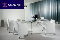 Contemporary armchair SOHOfabricon casters