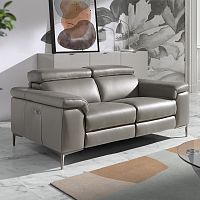 Contemporary sofa 6121living roomleathergray