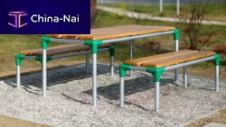 Contemporary table KAGP060aluminumaluminum baserectangular