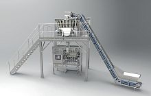 Automatic depositor multi-headsausagewith agitator
