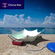 Above-ground floatation pool MANTA BAYroundcommercialcustom