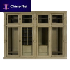 Contemporary wardrobe FOUCAULToakcherrywoodmahogany