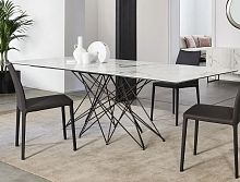 Contemporary dining table Octawood veneerwalnutoak