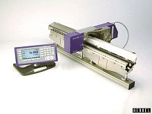 Diameter measuring system GRINDLINE laserground partsfor grinder regulation
