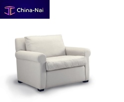 Contemporary armchair Andyfabricbeechpine