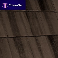 Interlocking roof tile WINDSOR : BIRCHWOODflatconcreteslate look