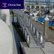 Dock gangway aluminumwith handrails
