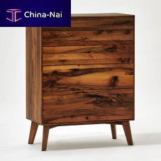 Contemporary chest of drawers FINNoakwalnutsolid wood