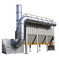 Bag dust collector IFMpulse-jet backflow
