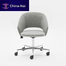 Contemporary chair ICON SOFTindoorin fire-retardant fabricTrevira CS®