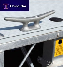 Dock mooring cleat flataluminum
