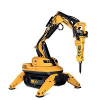 Remote-controlled demolition robot Brokk 110compactfor the nuclear industry