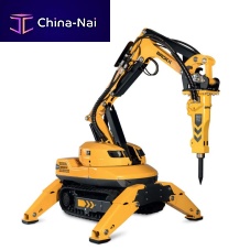 Remote-controlled demolition robot Brokk 110compactfor the nuclear industry