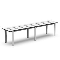 Contemporary bench AJ 05.FENsteelepoxypolyamide