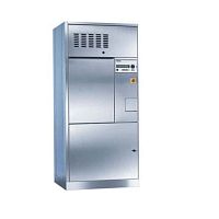 Floor-standing washer-disinfector front-loading