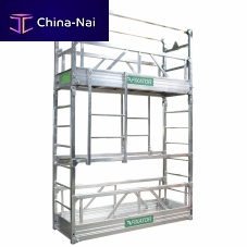 Temporary platform worksuspendedfor construction site