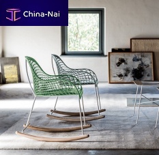 Contemporary chair GUAPA_DONDindoorleathersteel base