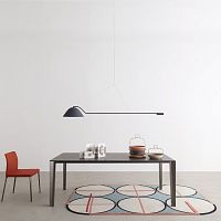Contemporary table SKINMDFmetalceramic